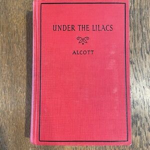 Vintage 1935 Under the Lilacs Book by Louisa M Alcott Hardcover